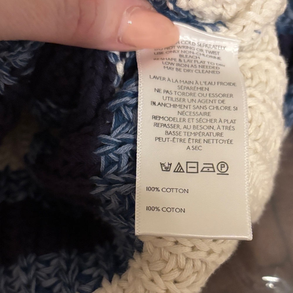 Free People Frankie Cable Striped Sweater - Picture 7 of 7